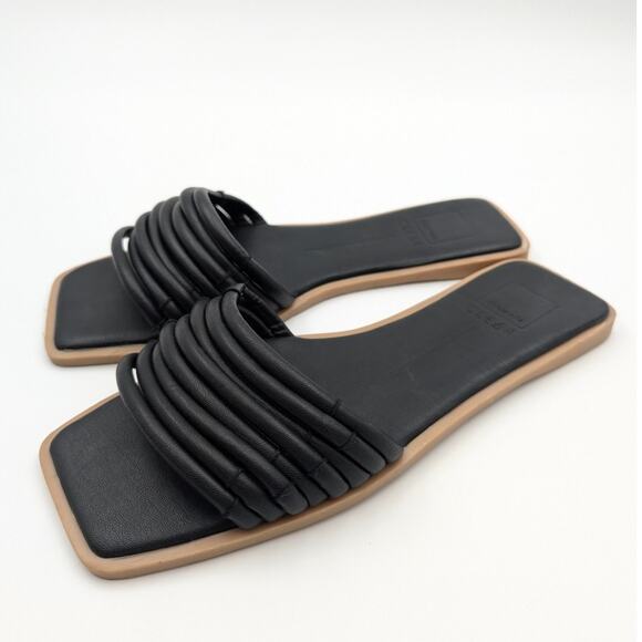 Dolce Vita Nyx Slip-On Slide Sandals Open Toe Women's Black Size US10 EU41 - Picture 1 of 11